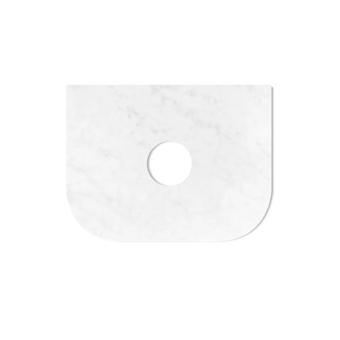 Otti Havana Top 600x500x20mm Solid Surface Cloudy Carrara STHA65CA