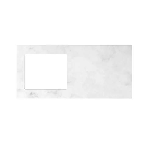 Otti Havana Fluted Laundry Cabinet 1300mm Sable Walnut / Cloudy Carrara Top LA-1300-HASW-CA