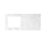 Otti Bondi Laundry Cabinet 1300mm White / Cloudy Carrara Top LA-1300-BOW-CA
