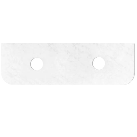 Otti Havana Top 1800x500x20mm Solid Surface Cloudy Carrara STHA185CA