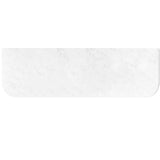 Otti Havana Top 1800x500x20mm (No Hole) Solid Surface Cloudy Carrara STHA185CA-NH