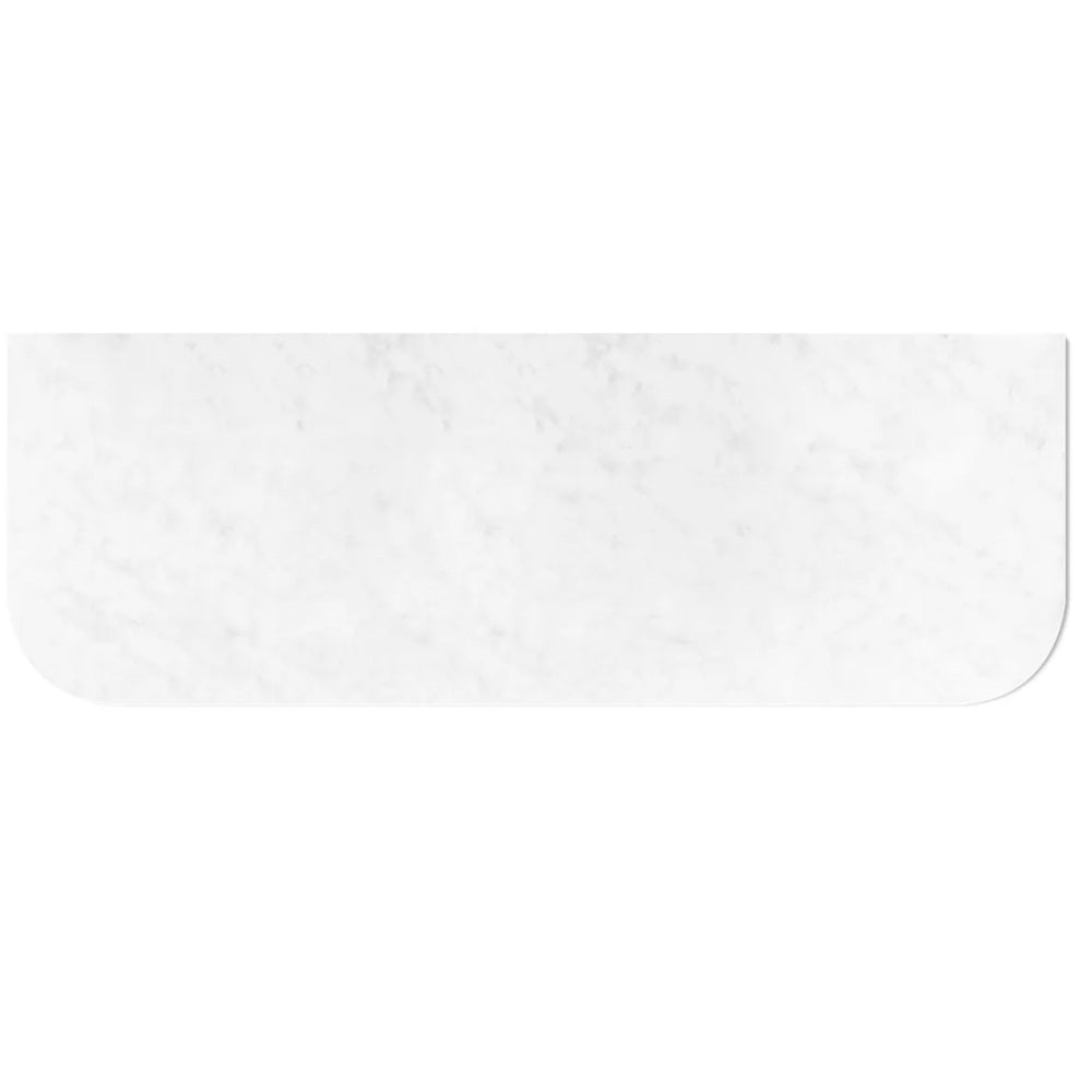 Otti Havana Top 1500x500x20mm (No Hole) Solid Surface Cloudy Carrara STHA155CA-NH