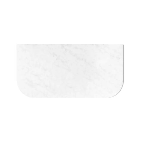 Otti Bondi Top 900x460x20mm (No Hole) Solid Surface Cloudy Carrara STBO94CA-NH