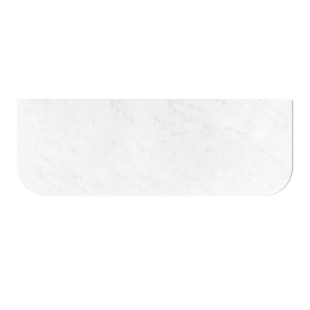 Otti Bondi Solid Surface Top No Hole 1200x460x20 Cloudy Carrara STBO124CA-NH