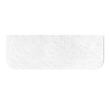 Otti Bondi Solid Surface Top No Hole 1200x460x20 Cloudy Carrara STBO124CA-NH