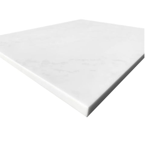 Otti Solid Surface Top No Hole 1200x465x20 Cloudy Carrara SST124CBCA-NH