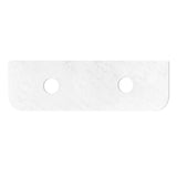 Otti Hampshire Wall Hung Curve Vanity 1800mm Satin Black w/ Cloudy Carrara Top BOH1800BST-CA