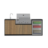 Euro Alfresco Outdoor Kitchen Coco Pre-design range 2235mm long with Stainless Steel Appliances (Free Assembly, Check & Measure*)