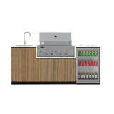 Euro Alfresco Outdoor Kitchen Coco Pre-design range 2235mm long with Stainless Steel Appliances (Free Assembly, Check & Measure*)