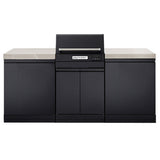 Crossray Compact Extreme Electric BBQ Outdoor Kitchen Black TCEK-MINI-2