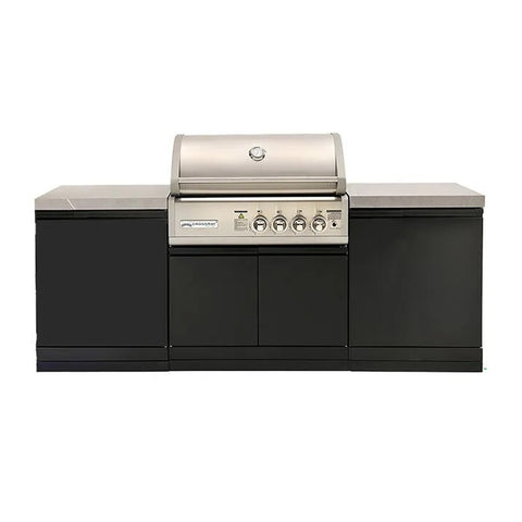 Crossray Compact 4 Burner Gas Outdoor Kitchen Black TC4K-MINI-2