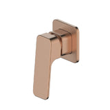 Greens Swept Shower Trim Set PVD Brushed Copper 1860250BC