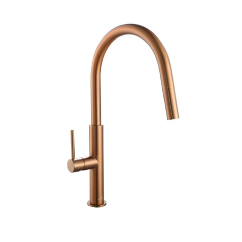 Vito Bertoni Alfie Sink Mixer Gooseneck Pull-Out Save Mode Copper 85974