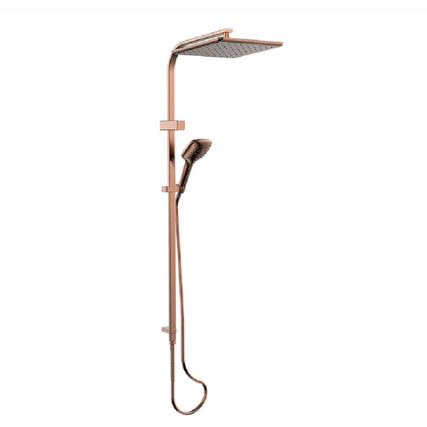 Greens Skyla Airflo Twin Rail Shower PVD Brushed Copper 18690BC