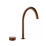 Vito Bertoni Luxx Gooseneck Sink Mixer Set Copper 62095