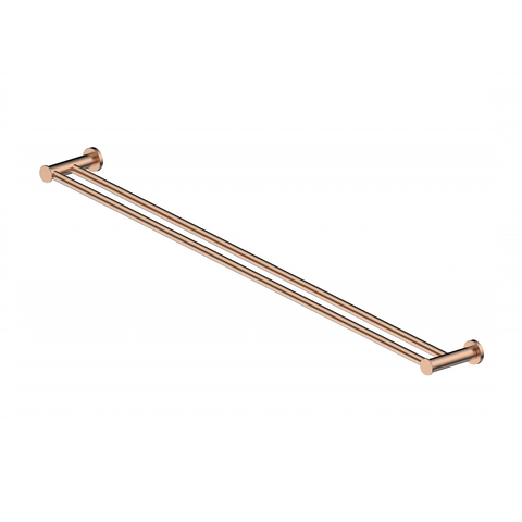 Greens Reason Double Towel Rail PVD Brushed Copper 18415BC