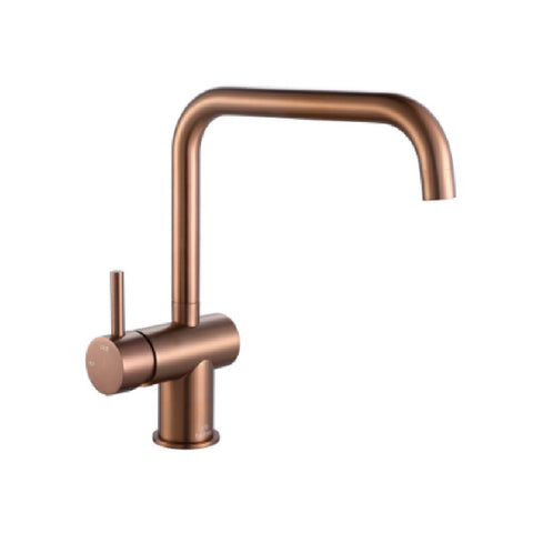 Vito Bertoni Wish2 Sink Mixer Rectangular Save Mode Copper 42495