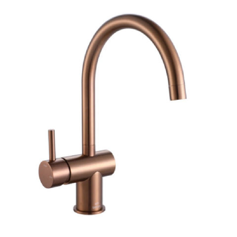 Vito Bertoni Wish2 Sink Mixer Gooseneck Copper 42494WS6