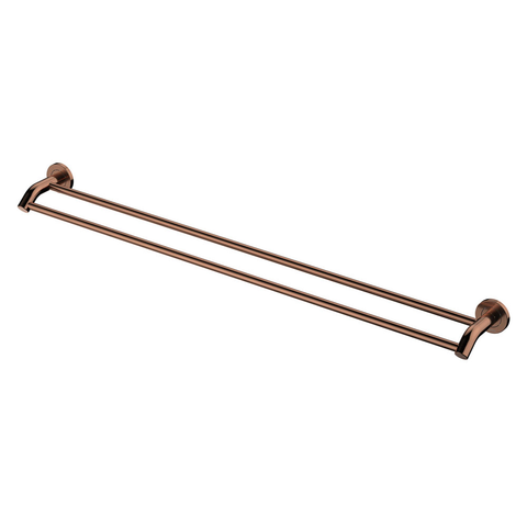 FIenza Kaya Double Towel Rail 900mm Brushed Copper 82808CO