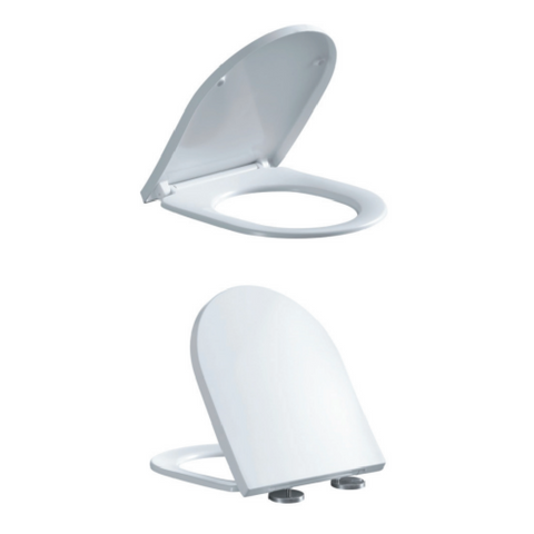 Oliveri Dublin Toilet Seat Cover Only White DU1343BST