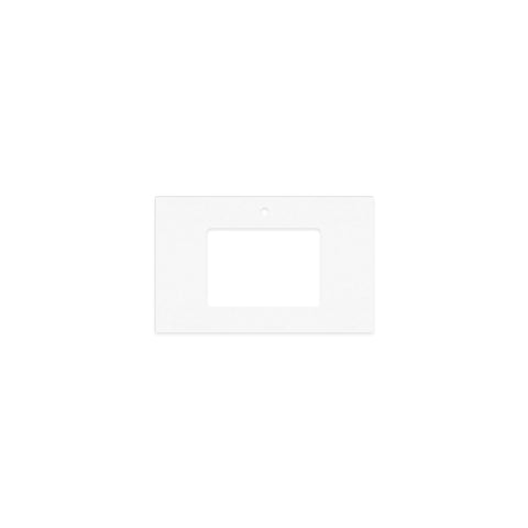 Fienza Crystal Pure 750mm Stone Top w/ Undermount Basin Hole (1 Taphole) Silica Free 503-114-SF