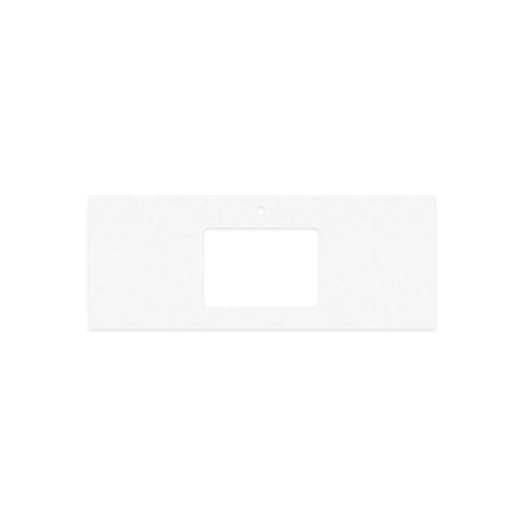 Fienza Crystal Pure 1200mm Stone Top w/ Undermount Basin Hole (1 Taphole) Silica Free 503-116-SF