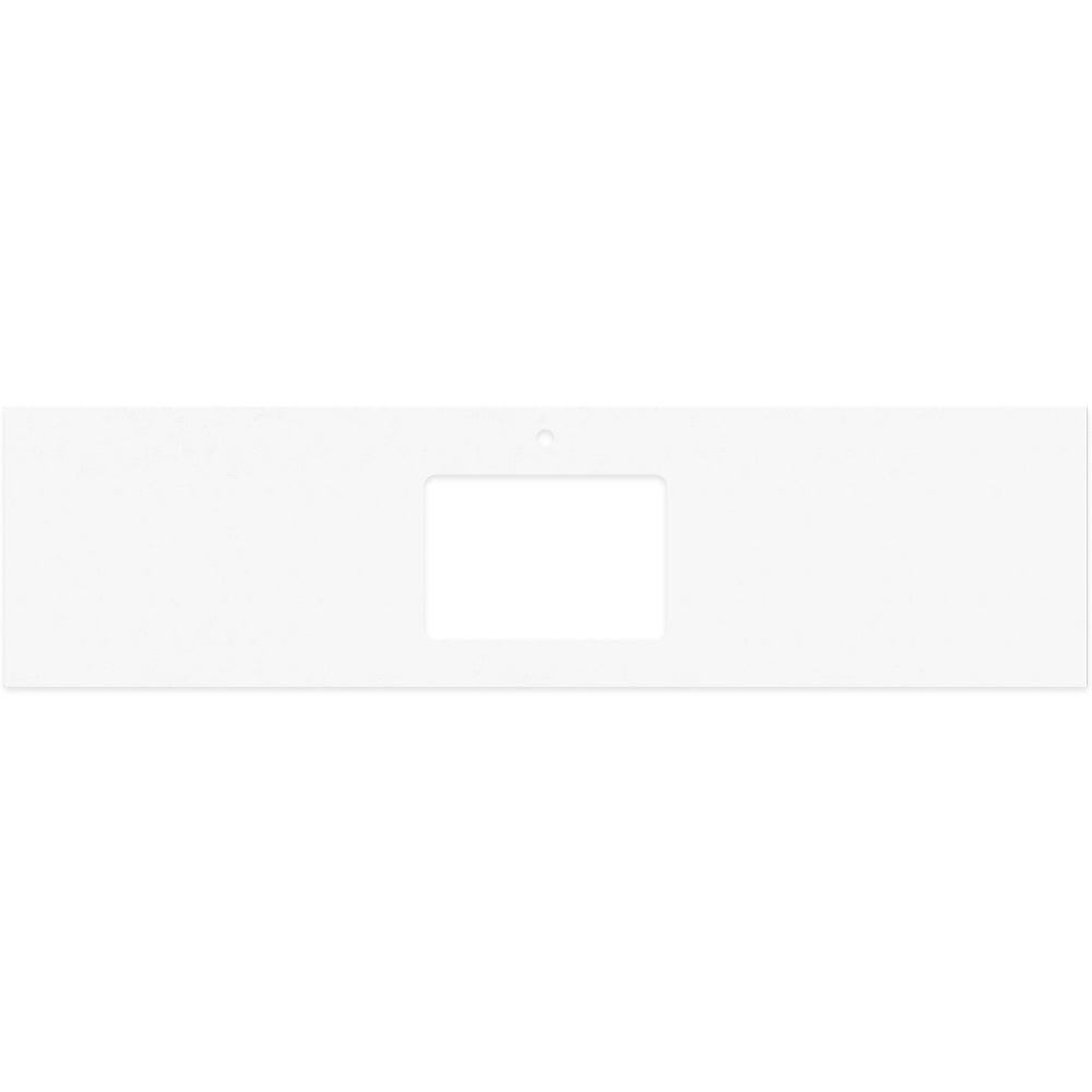 Fienza Crystal Pure 1800mm Stone Top w/ Single Undermount Basin Hole w/ (1 Taphole) Silica Free 503-126-SF