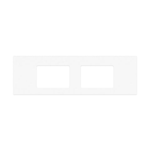 Fienza Crystal Pure 1500mm Stone Top w/ Double Undermount Basin Holes (No Taphole) Silica Free 503-146-SF