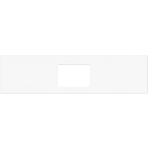 Fienza Crystal Pure 1800mm Stone Top w/ Single Undermount Basin Hole (No Taphole) Silica Free 503-148-SF