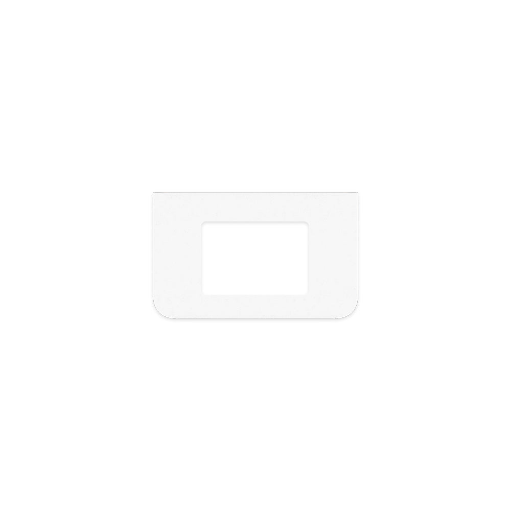 Fienza Curved Undermount Vanity Bench Top 750mm (No Taphole) Silica Free Crystal Pure 503-156-SF