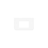 Fienza Curved Undermount Vanity Bench Top 750mm (No Taphole) Silica Free Crystal Pure 503-156-SF