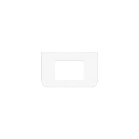 Fienza Curved Undermount Vanity Bench Top 750mm (No Taphole) Silica Free Crystal Pure 503-156-SF