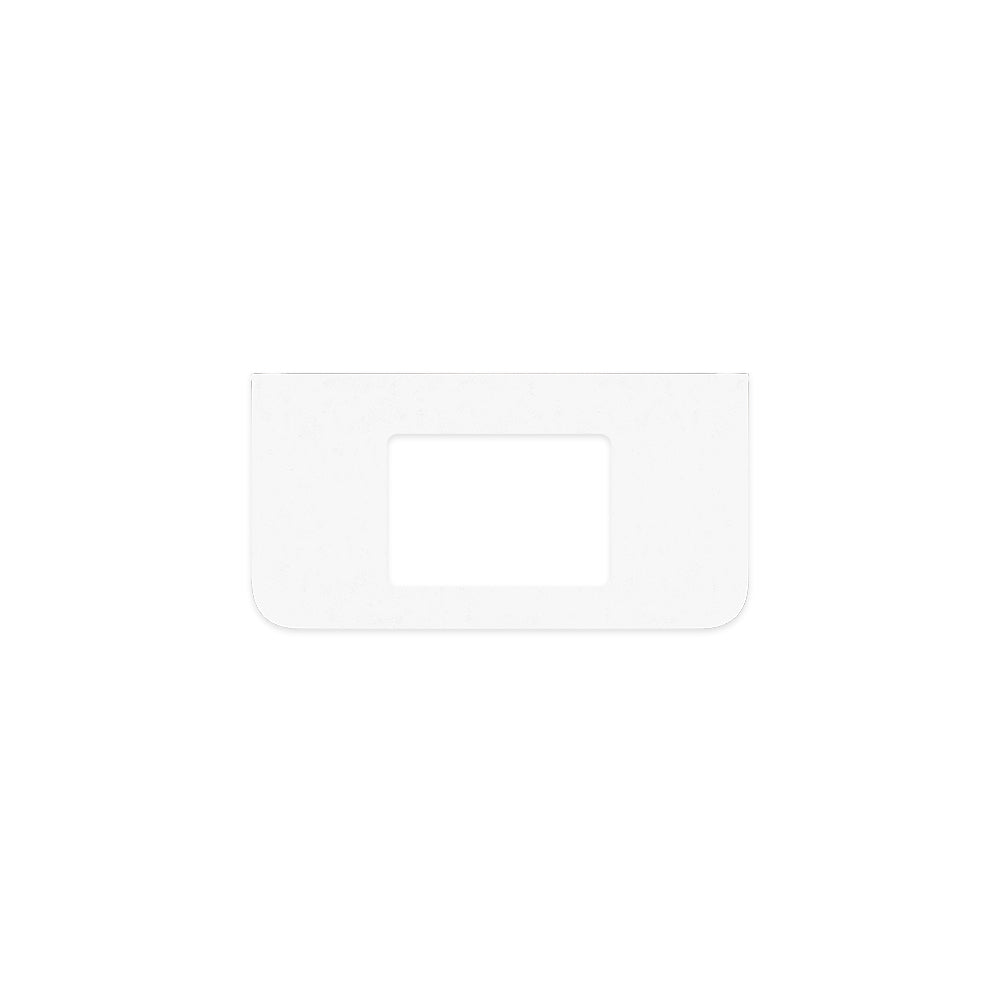 Fienza Curved Undermount Vanity Bench Top 900mm (No Taphole) Silica Free Crystal Pure 503-157-SF