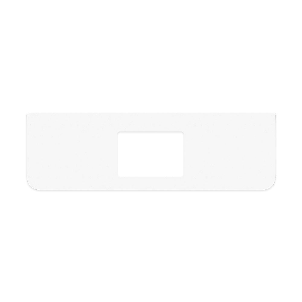 Fienza Curved Undermount Vanity Bench Top 1500mm (No Taphole) Double Bowl Silica Free Crystal Pure 503-159-SF