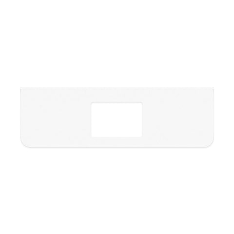 Fienza Curved Undermount Vanity Bench Top 1500mm (No Taphole) Double Bowl Silica Free Crystal Pure 503-159-SF