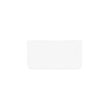 Fienza Curved 900mm Stone (No Taphole) 905x465x20mm Silica Free Crystal Pure 503-162-SF
