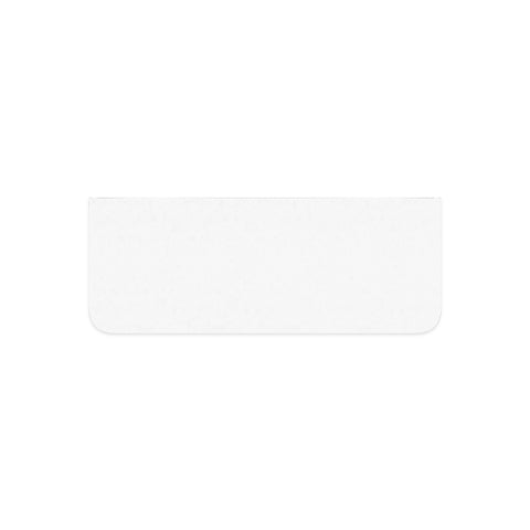 Fienza Curved 1200mm Stone (No Taphole) 1205x465x20mm Silica Free Crystal Pure 503-163-SF