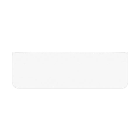 Fienza Curved 1500mm Stone (No Taphole) 1500x465x20mm Silica Free Crystal Pure 503-164-SF