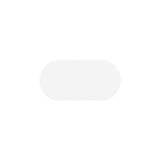 Fienza Crystal Pure Pill Shaped Stone Top 900mm (No Taphole) Silica Free White 503-166-SF