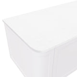 Fienza Curved 900mm Stone (No Taphole) 905x465x20mm Silica Free Crystal Pure 503-162-SF