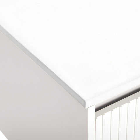 Fienza Crystal Pure 900mm Ensuite Size Stone Top (No Taphole) Silica Free 503-152-SF