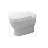 Duravit Starck 3 Floorstanding Toilet Kit - Includes Pan, Seat & Connector D1906700-P