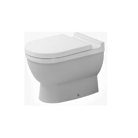 Duravit Starck 3 Floorstanding Toilet Kit - Includes Pan, Seat & Connector D1906700-P