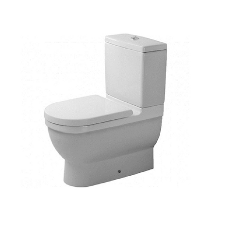 Duravit Starck 3 Back to Wall Toilet Suite - Includes Pan, Cistern, Seat & Connector D1906900-P