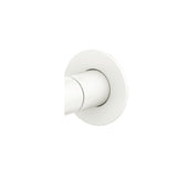 Fienza Small Diverter Button Plate Matte White 230018MW