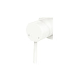 Fienza Kaya Wall Mixer Handle Only Matte White 228100MW