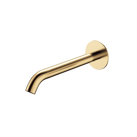 Fienza Kaya Spout Only For Wall Basin Bath Mixer 200mm Outlet Lead Free Urban Brass 228002UB-LF
