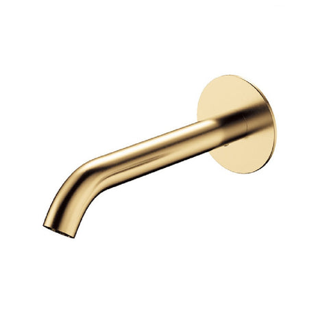 Fienza Kaya Spout Only (For In Wall Basin Mixer) 200mm Urban Brass 228002UB