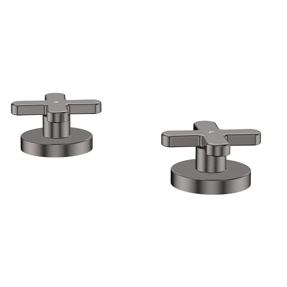 Fienza Kaya Cross Hob Taps Lead Free Gunmetal D343100GM-LF