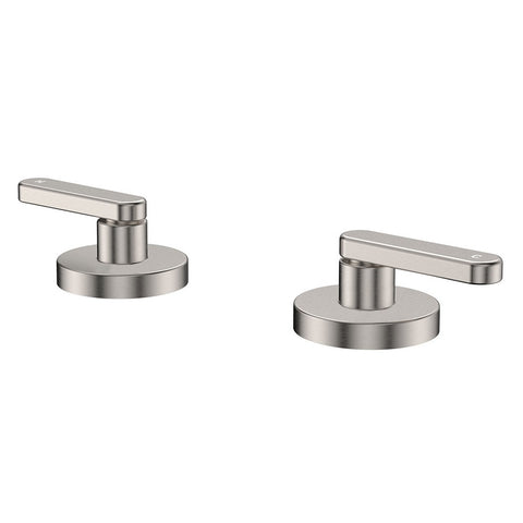 Fienza Kaya Lever Hob Taps Lead Free Brushed Nickel D344100BN-LF